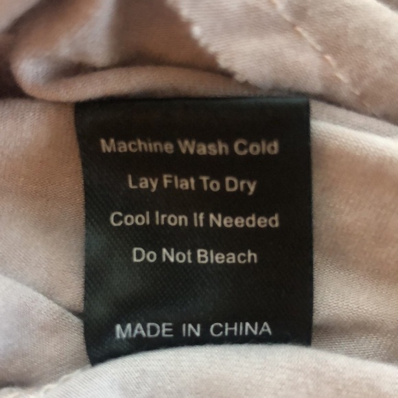 Pol Rose Colored 3/4 Sleeve Raw Seams Boho Tunic, Oversized Size S - Picture 9 of 9